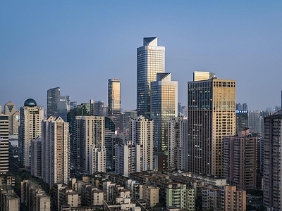 现代城市背景