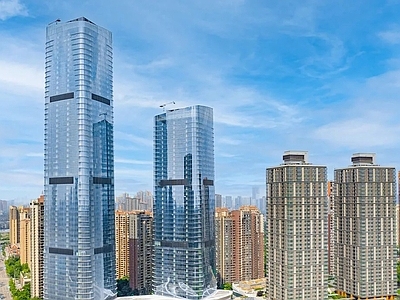 现代城市背景