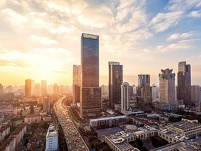 现代城市背景