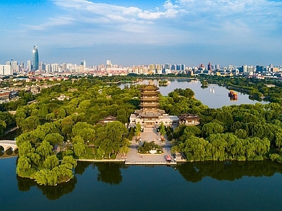 现代城市背景