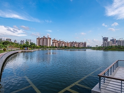 现代城市背景
