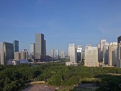 现代城市背景