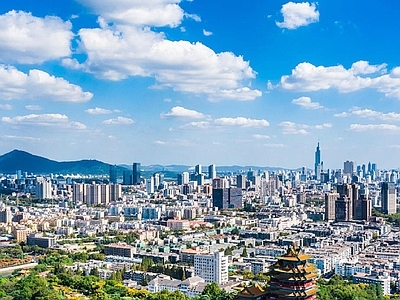 现代城市背景