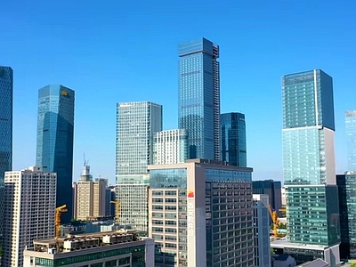 现代城市背景
