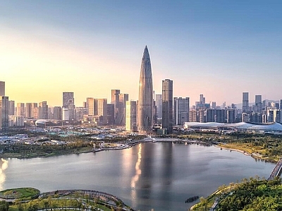 现代城市背景