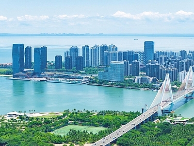 现代城市背景