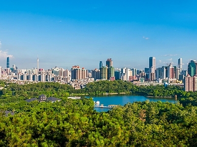 现代城市背景