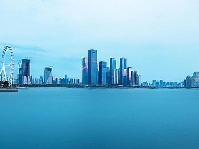 现代城市背景