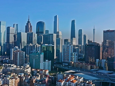 现代城市背景