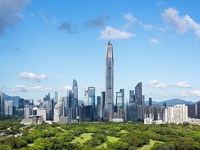 现代城市背景