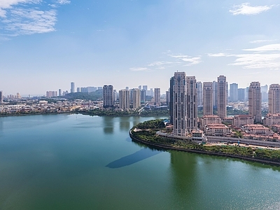 现代城市背景