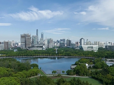 现代城市背景
