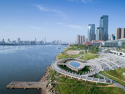 现代城市背景