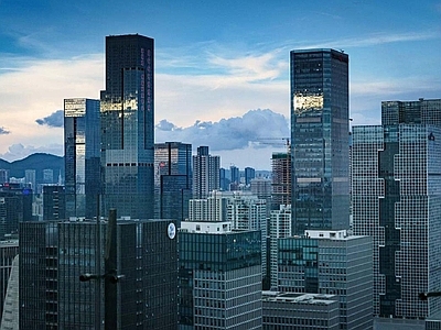 现代城市背景