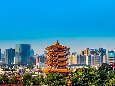 现代城市背景