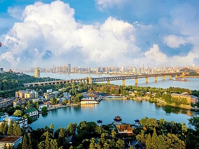 现代城市背景