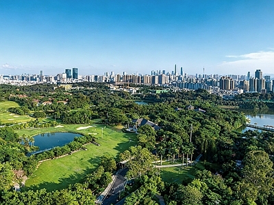 现代城市背景