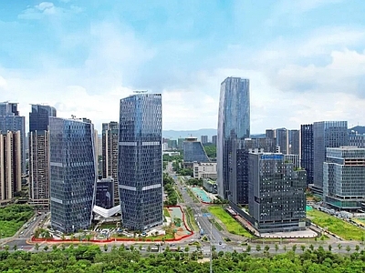 现代城市背景