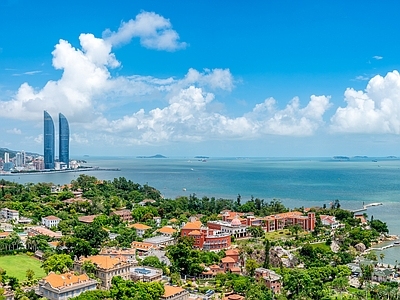 现代城市背景