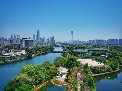 现代城市背景