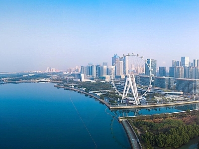 现代城市背景