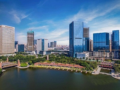 现代城市背景