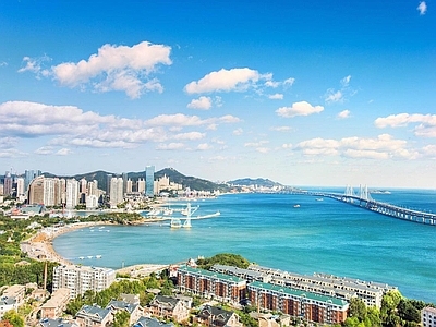 现代城市背景