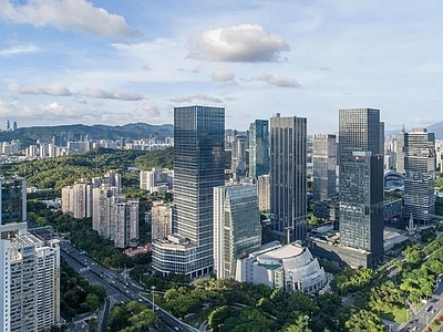 现代城市背景