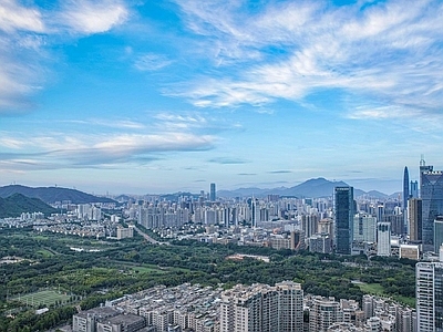 现代城市背景