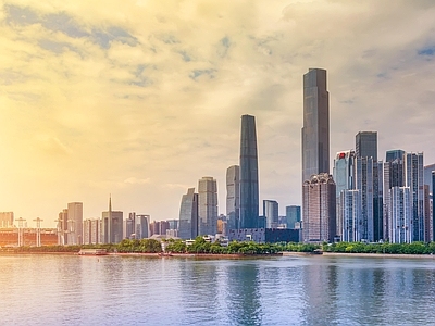 现代城市背景