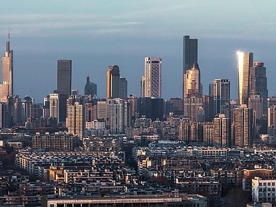 现代城市背景
