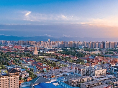 现代城市背景