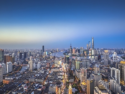 现代城市背景
