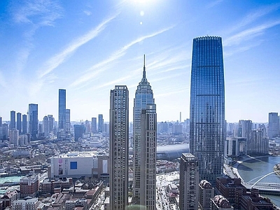 现代城市背景