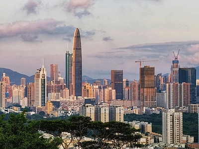 现代城市背景