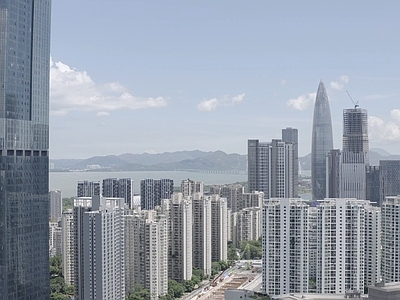 现代城市背景