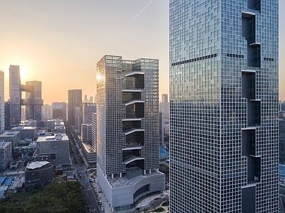 现代城市背景