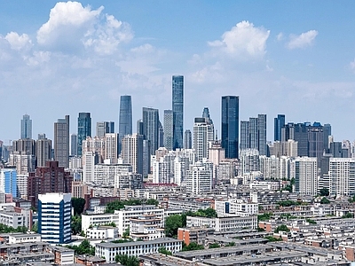 现代城市背景