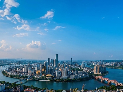 现代城市背景