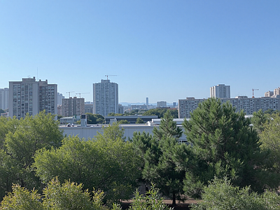 现代城市背景