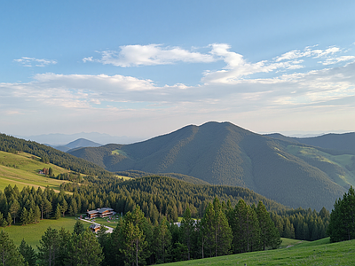 现代远山