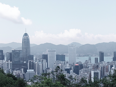 现代城市背景