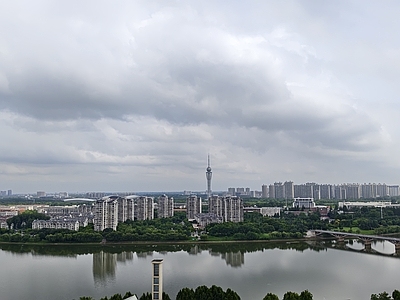 现代城市背景