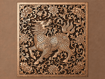 金属浮雕