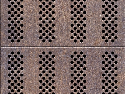 现代穿孔金属板