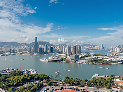 现代城市背景