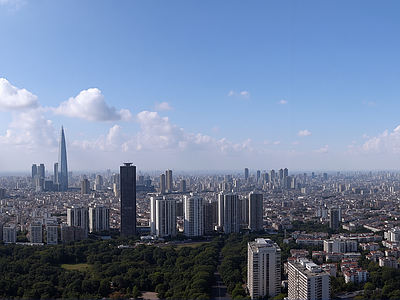现代城市背景