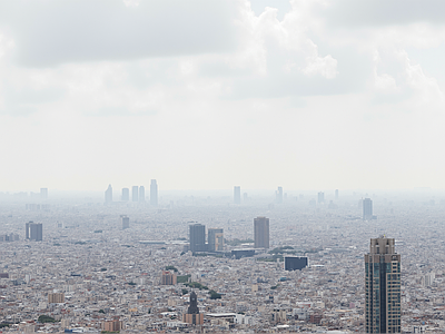 现代城市背景