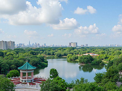 现代城市背景