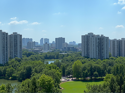 现代城市背景